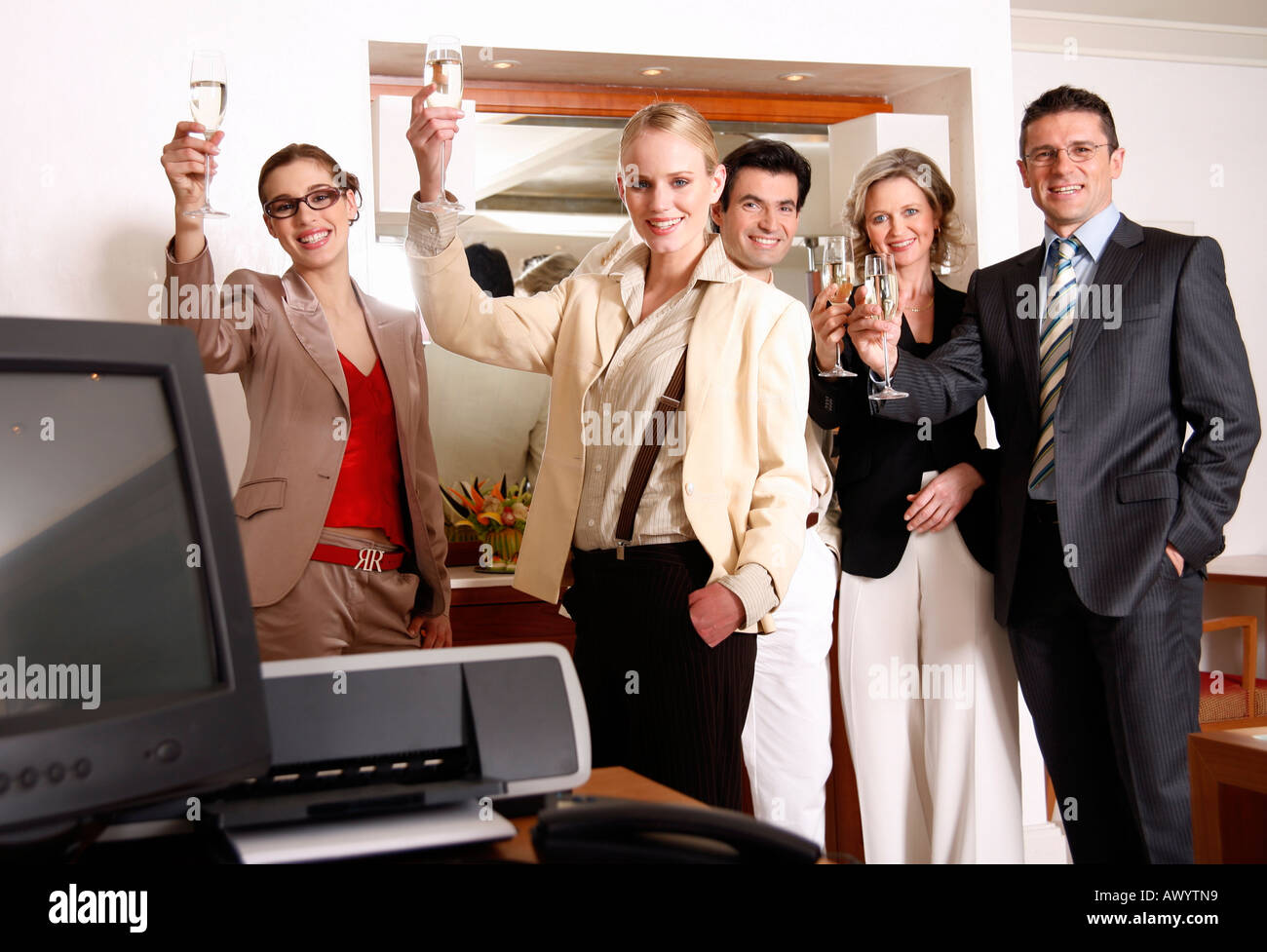 Bussiness people having a meeting Stock Photo