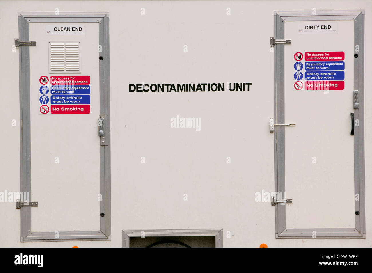 A Decontamination unit Stock Photo, Royalty Free Image: 16682797 - Alamy