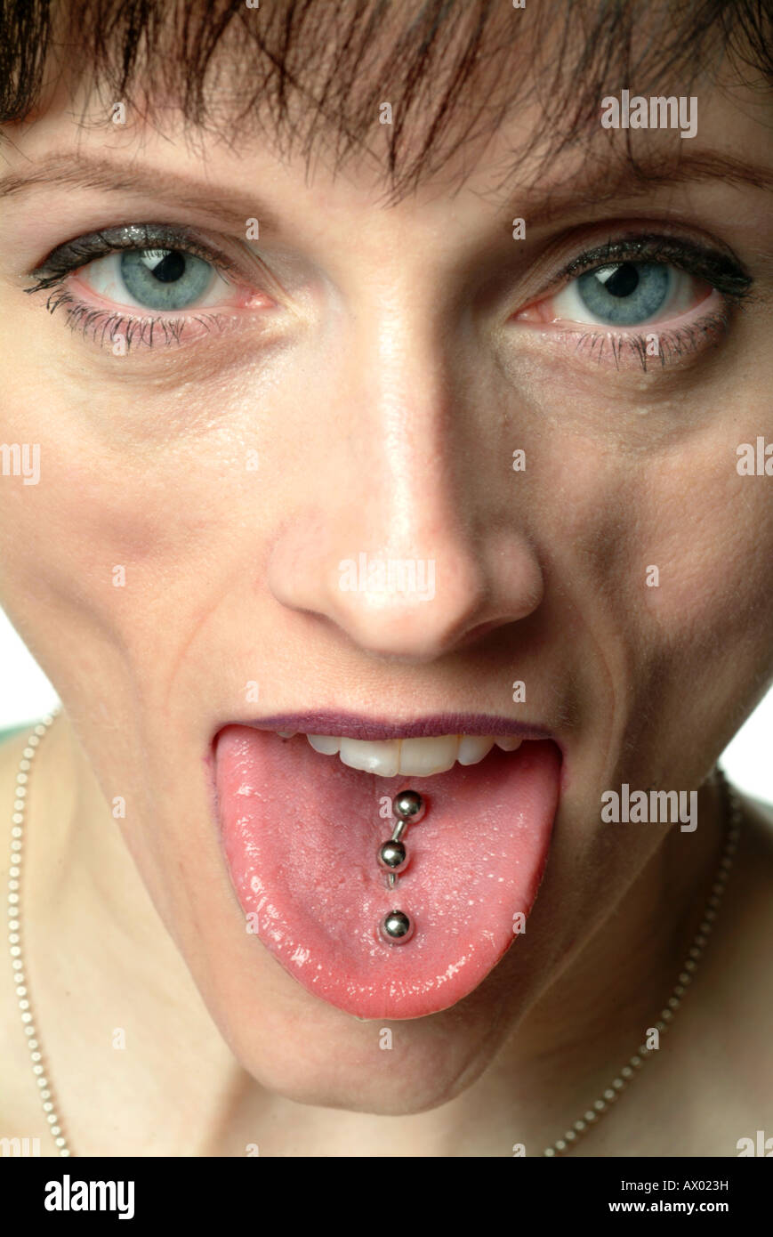 Heavily Pierced High Resolution Stock Photogra