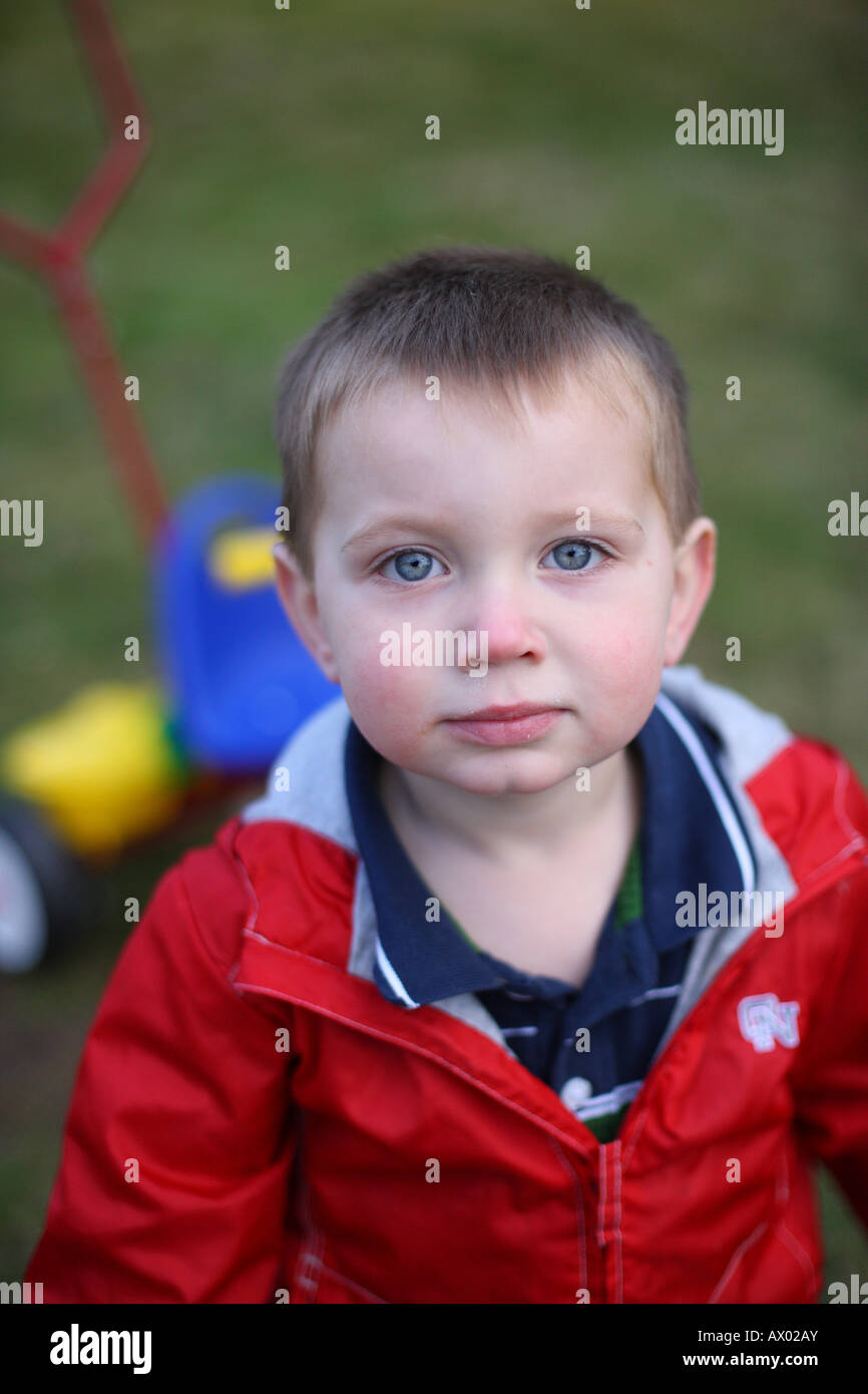 portrait-of-a-two-year-old-boy-outside-stock-photo-alamy