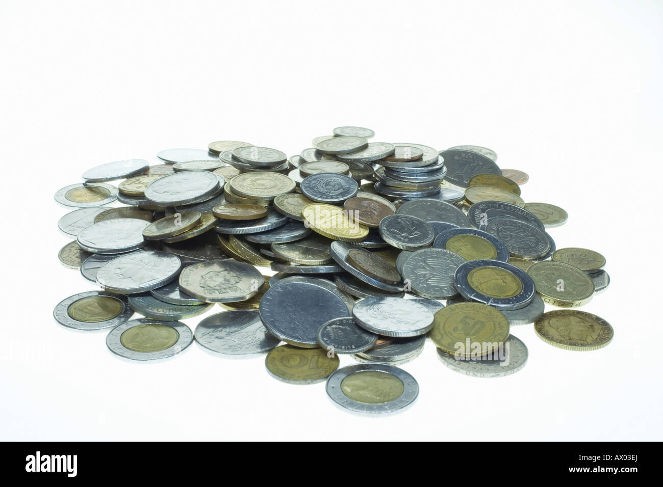 old european coins Stock Photo Alamy