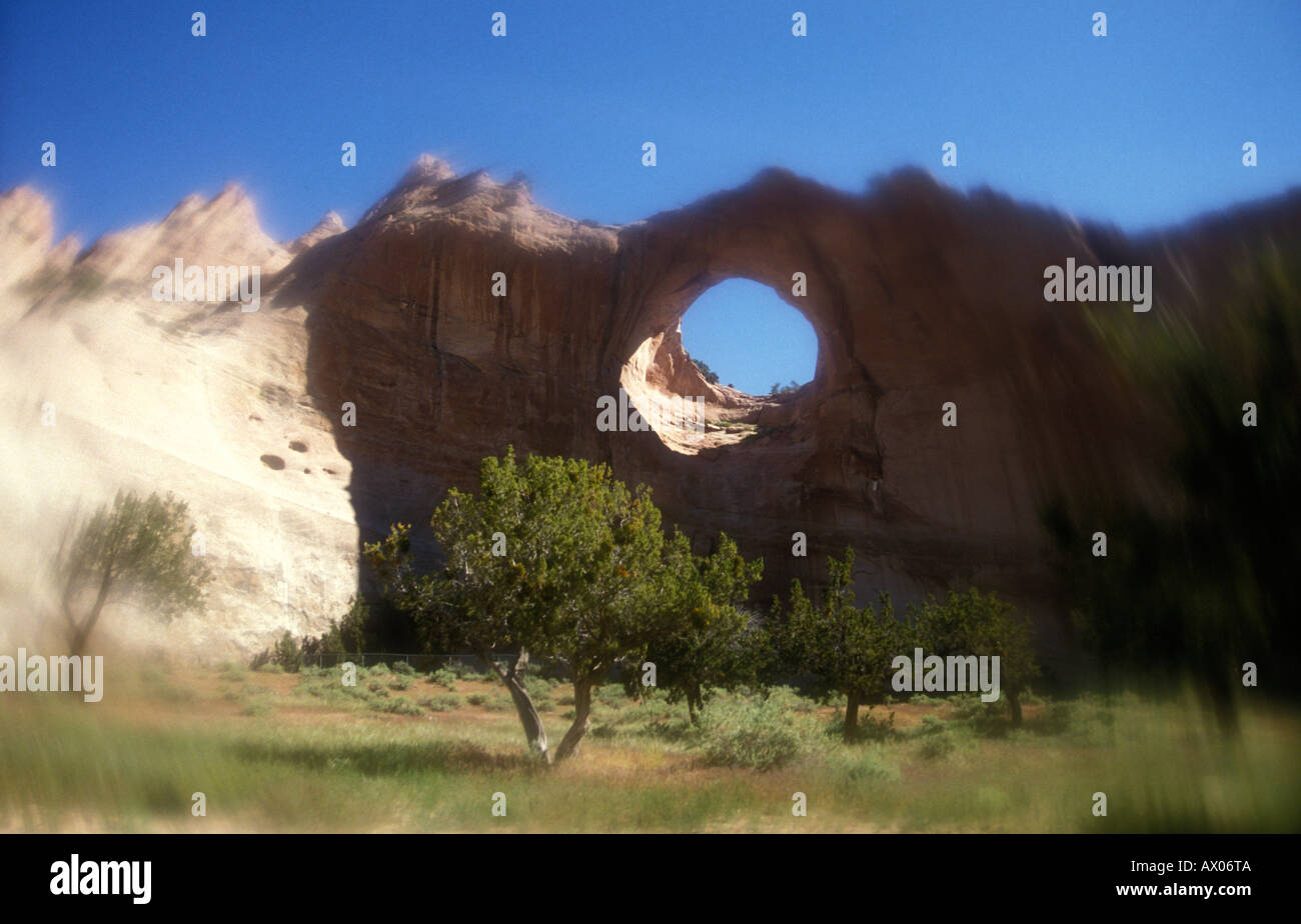 Window Rock capital of Navajo Nation USA Stock Photo Alamy