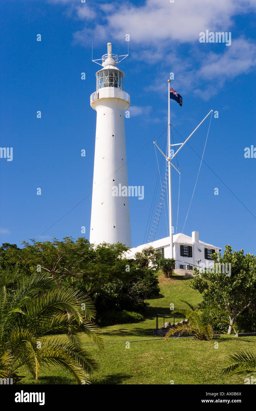 Bermuda, Southampton Parish, Gibbs Hill lighthouse (tallest cast-iron lighthouse in the world) Stock Photo
