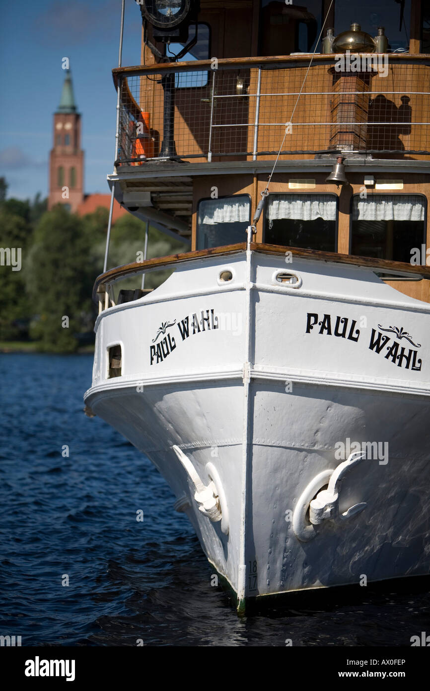 Steam Boat, Savonlinna, Eastern Finland, Finland Stock Photo