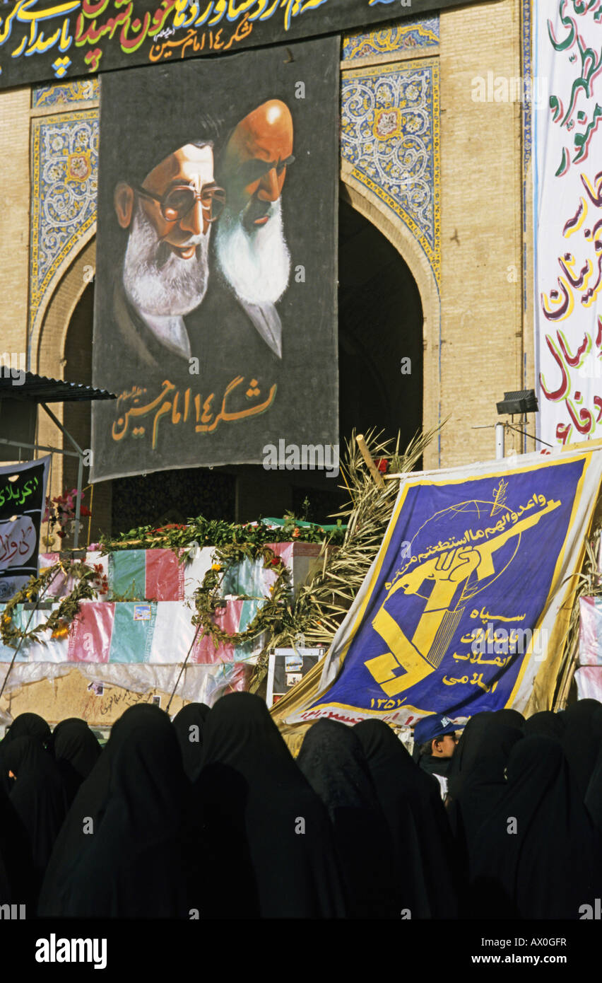Ashura rites, atonement procession, Isfahan, Iran Stock Photo