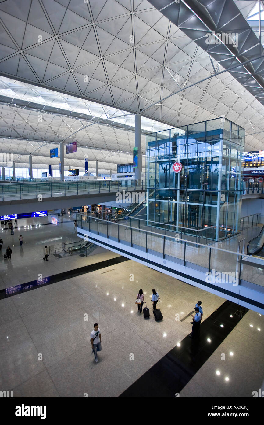 Hong Kong Chek Lap Kok International Airport, Hong Kong, China Stock Photo