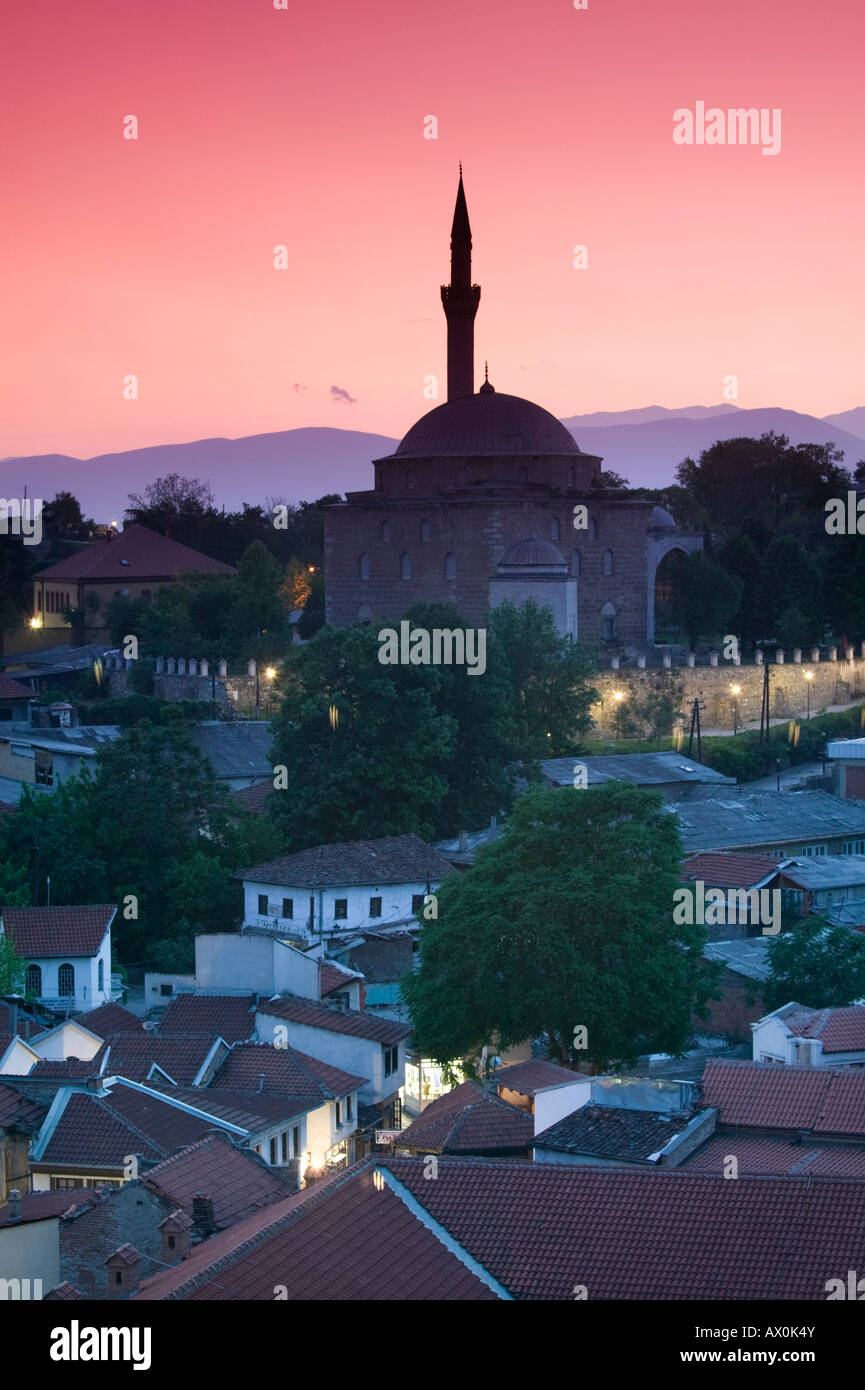 French - ﻿Uskub ou Skopje , Macédoine Mosquée Burmali Stock Photo