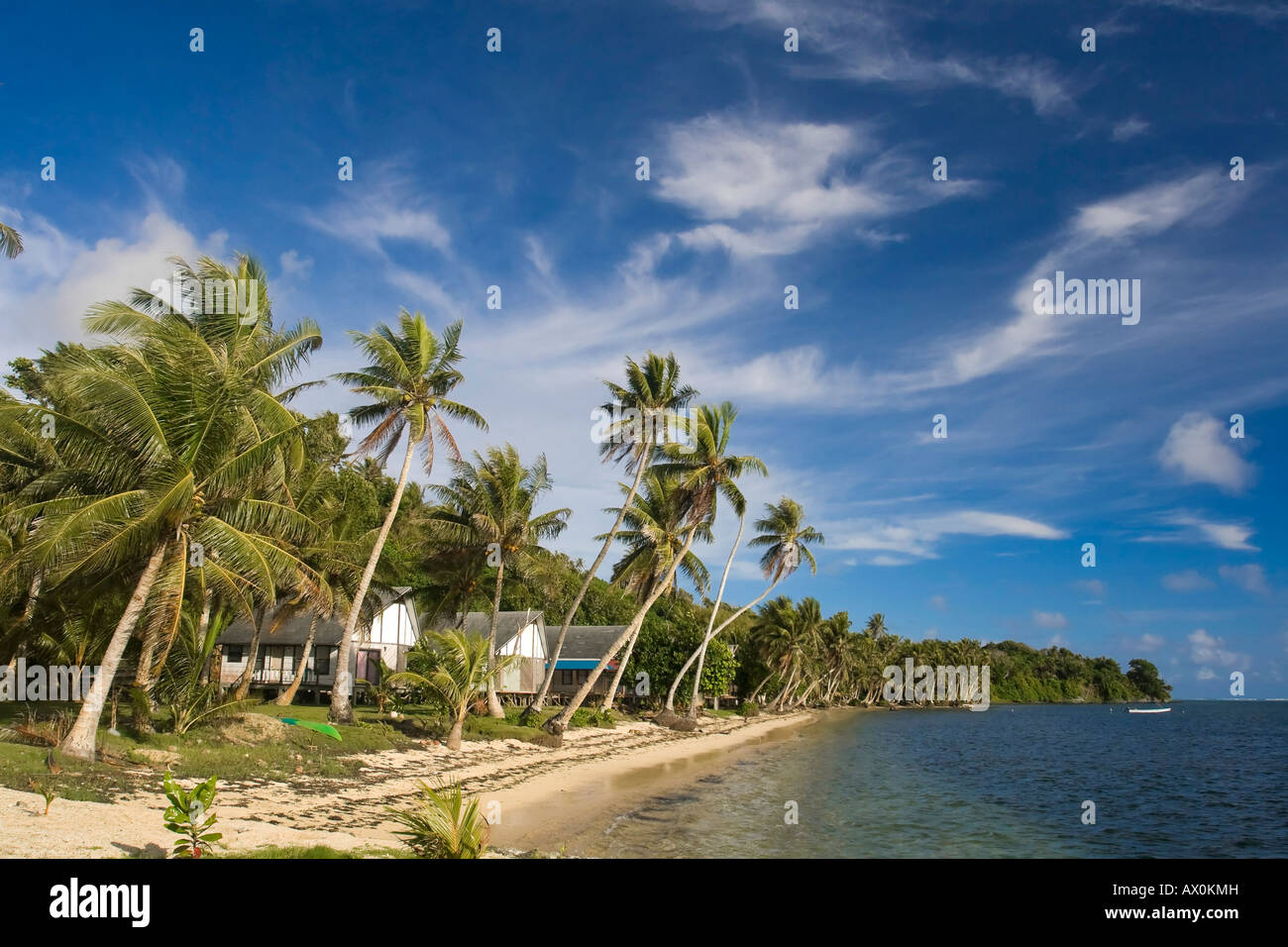 Wacholab Village, Yap, Micronesia Stock Photo