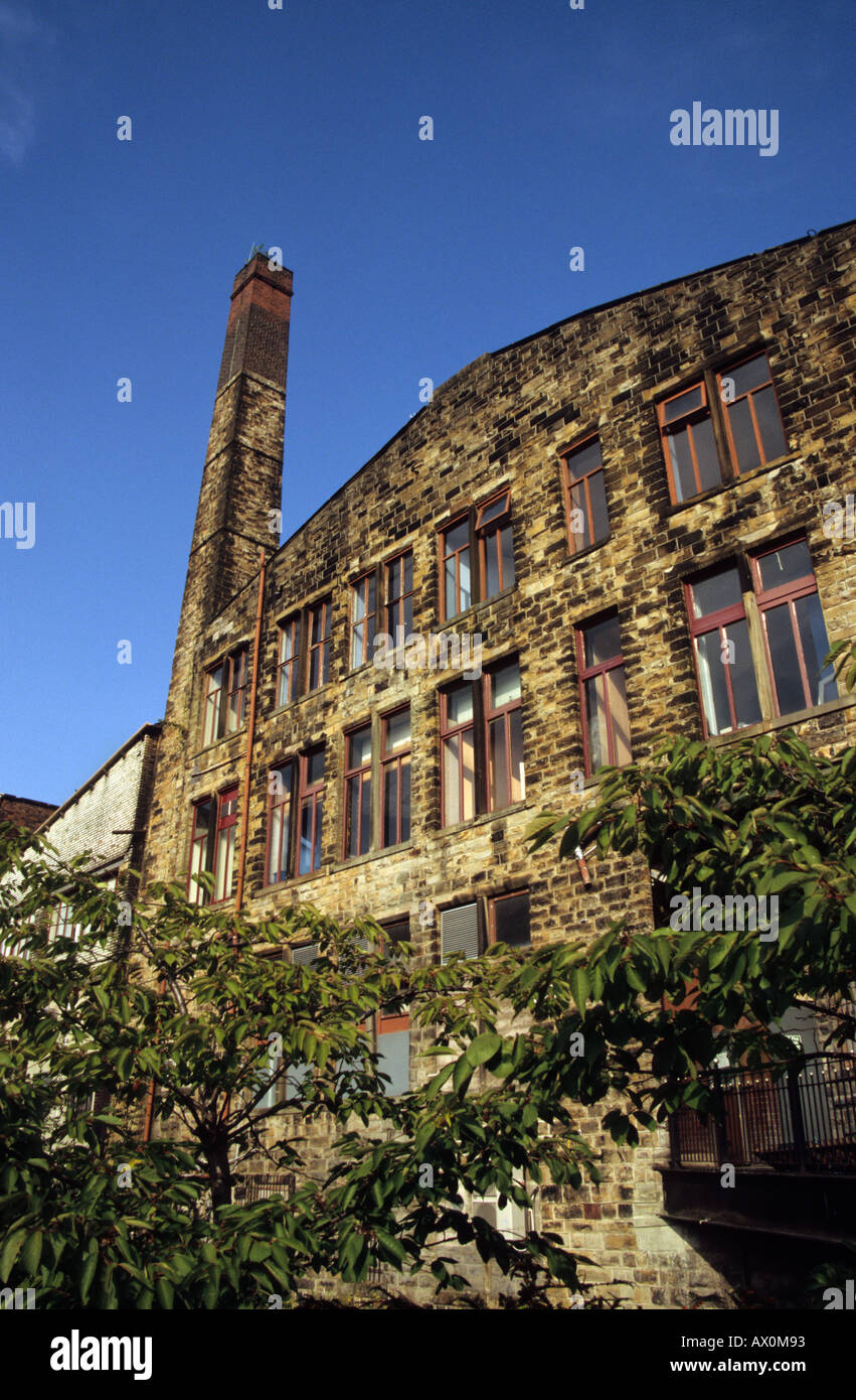 Converted cotton mill on Cow Lane in Burnley Stock Photo Alamy