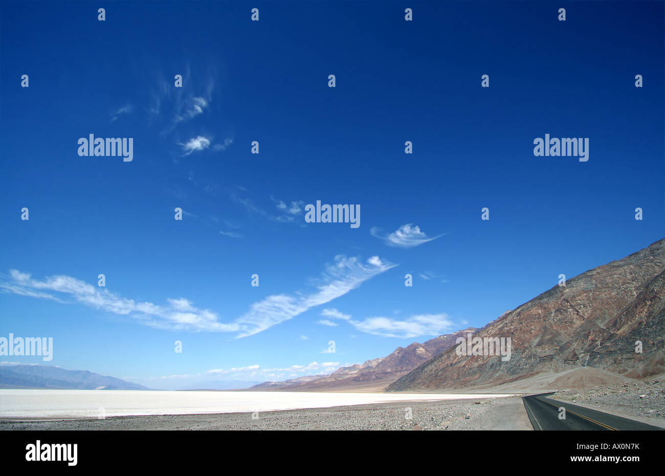 Death valley badwater road hi-res stock photography and images - Alamy