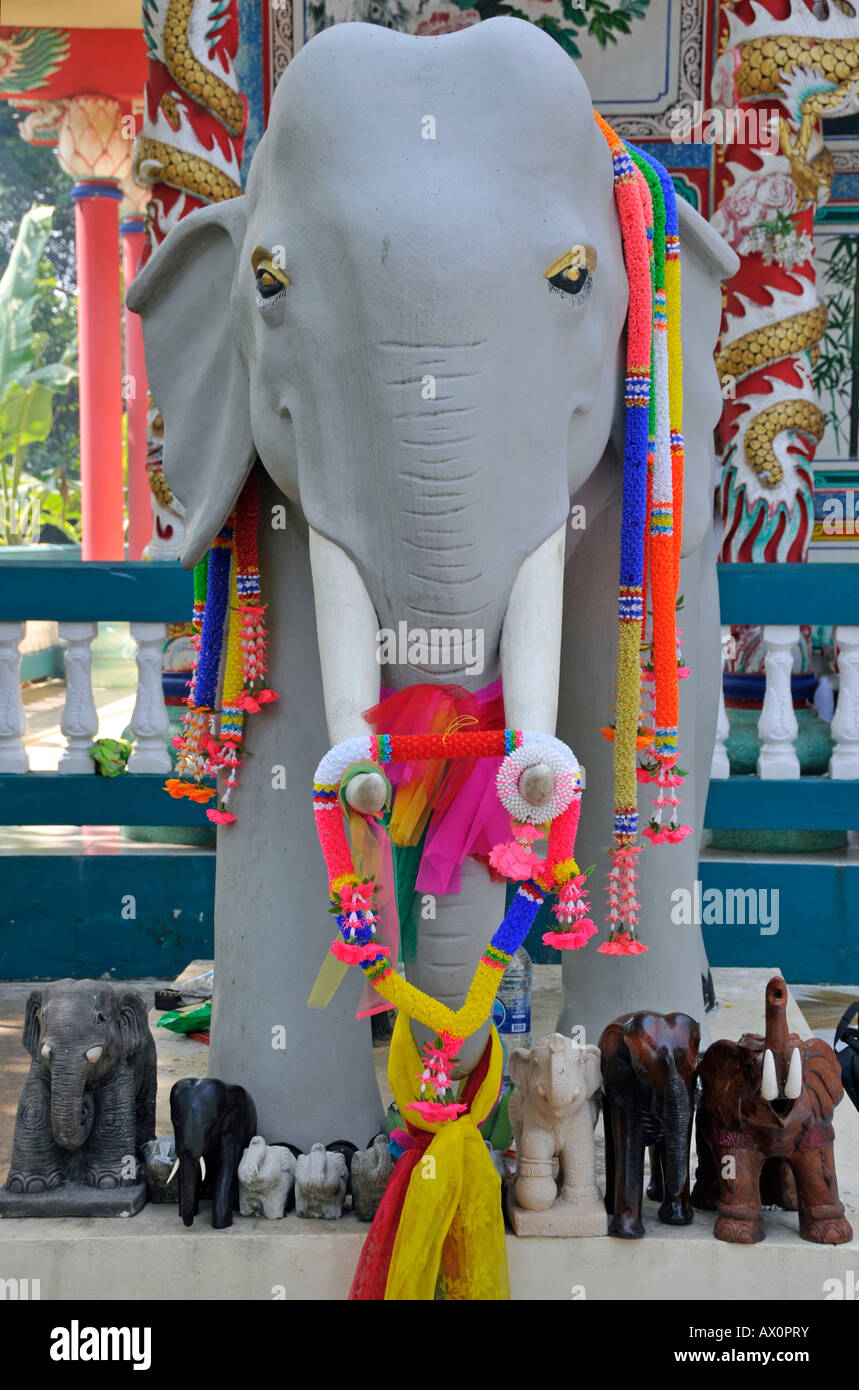 Elephant Decoration In Thailand Stock Photo, Picture and Royalty