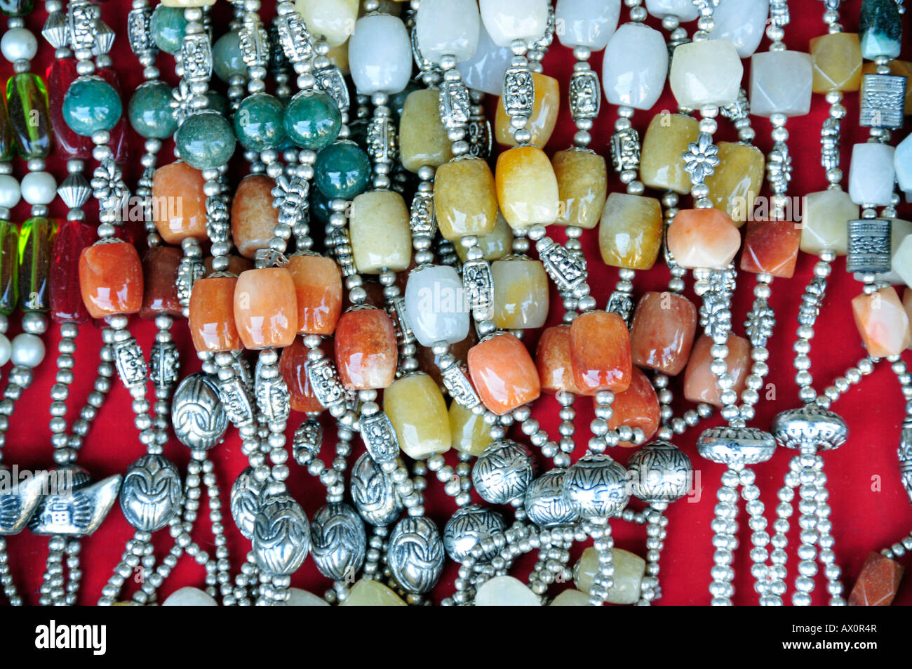 Cheap jewellery, Thailand, Southeast Asia, Asia Stock Photo