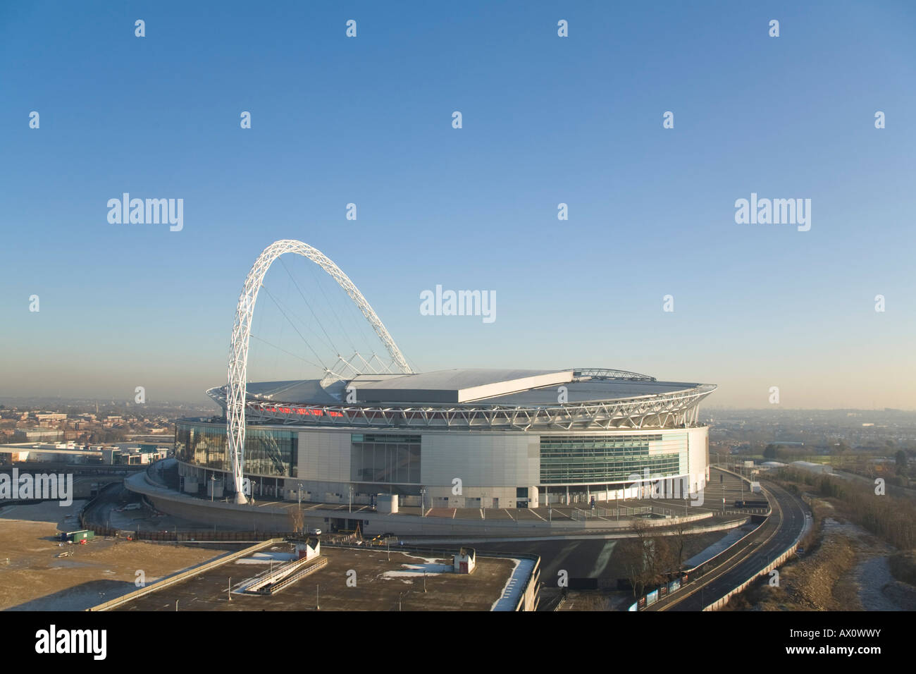 England, London, Brent, Wembley, New Wembley Stadium, The archway is