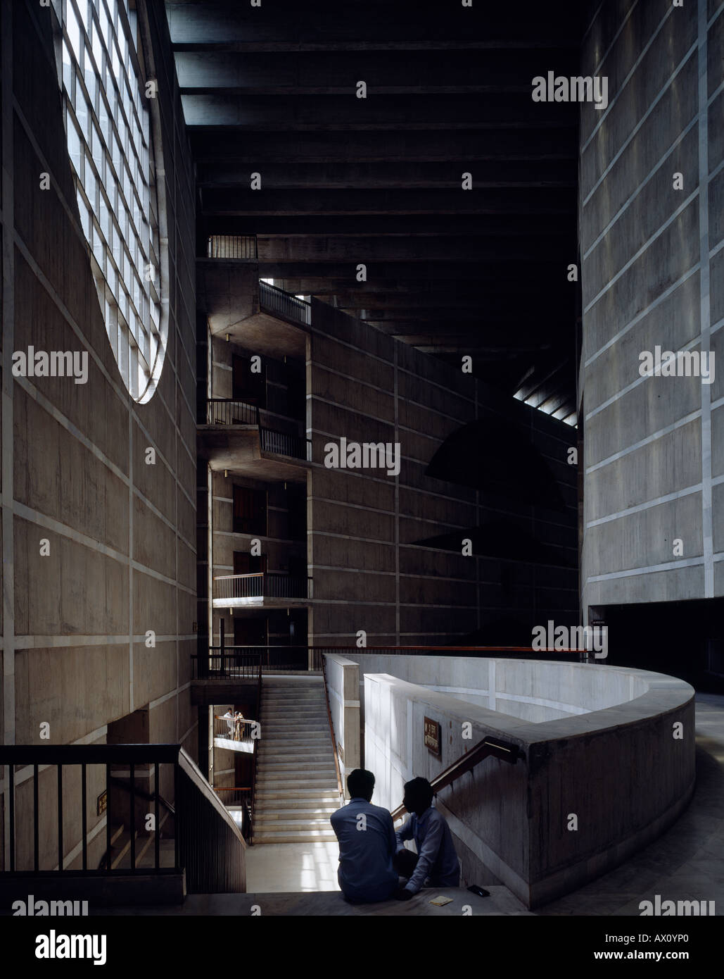 NATIONAL ASSEMBLY, LOUIS KHAN, DHAKA, BANGLADESH Stock Photo