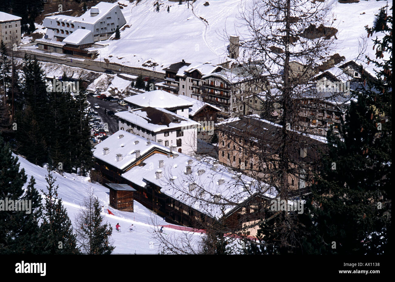 Santa Caterina ski resort Italy Europe Stock Photo: 1708343 - Alamy