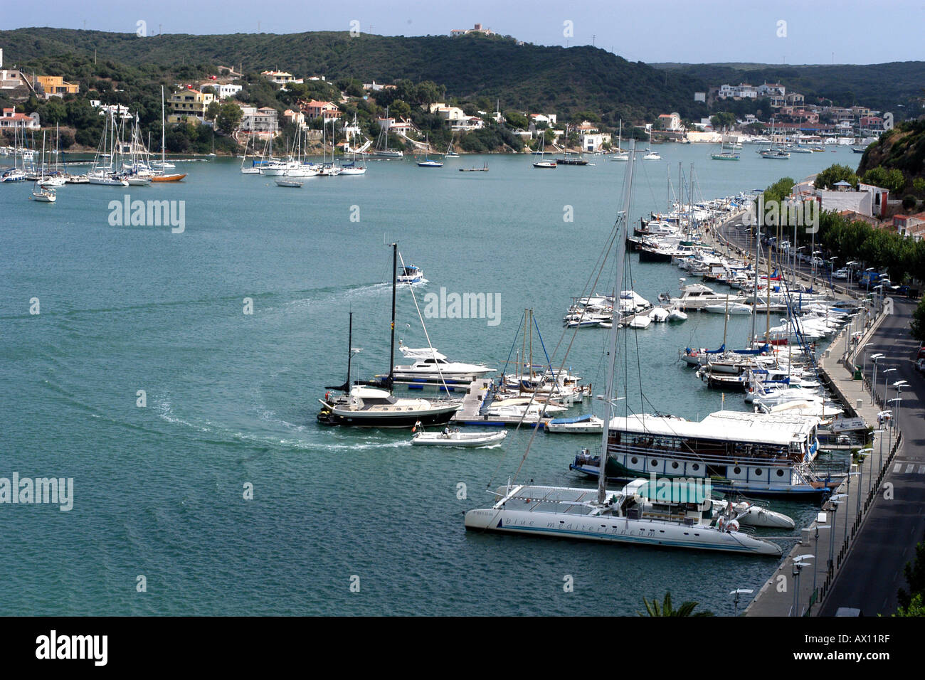 Port in Mahon Menorca Spain Stock Photo Alamy