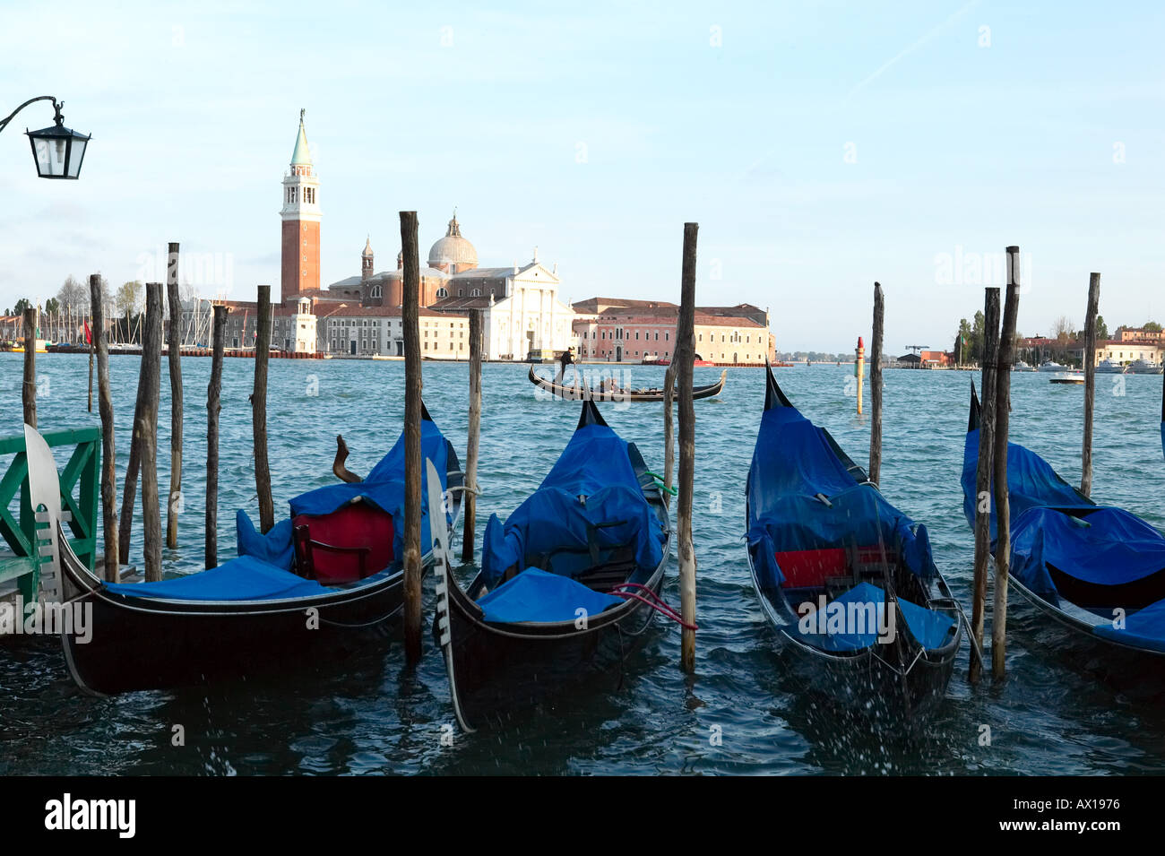 Gondolas in venice view hi-res stock photography and images - Alamy