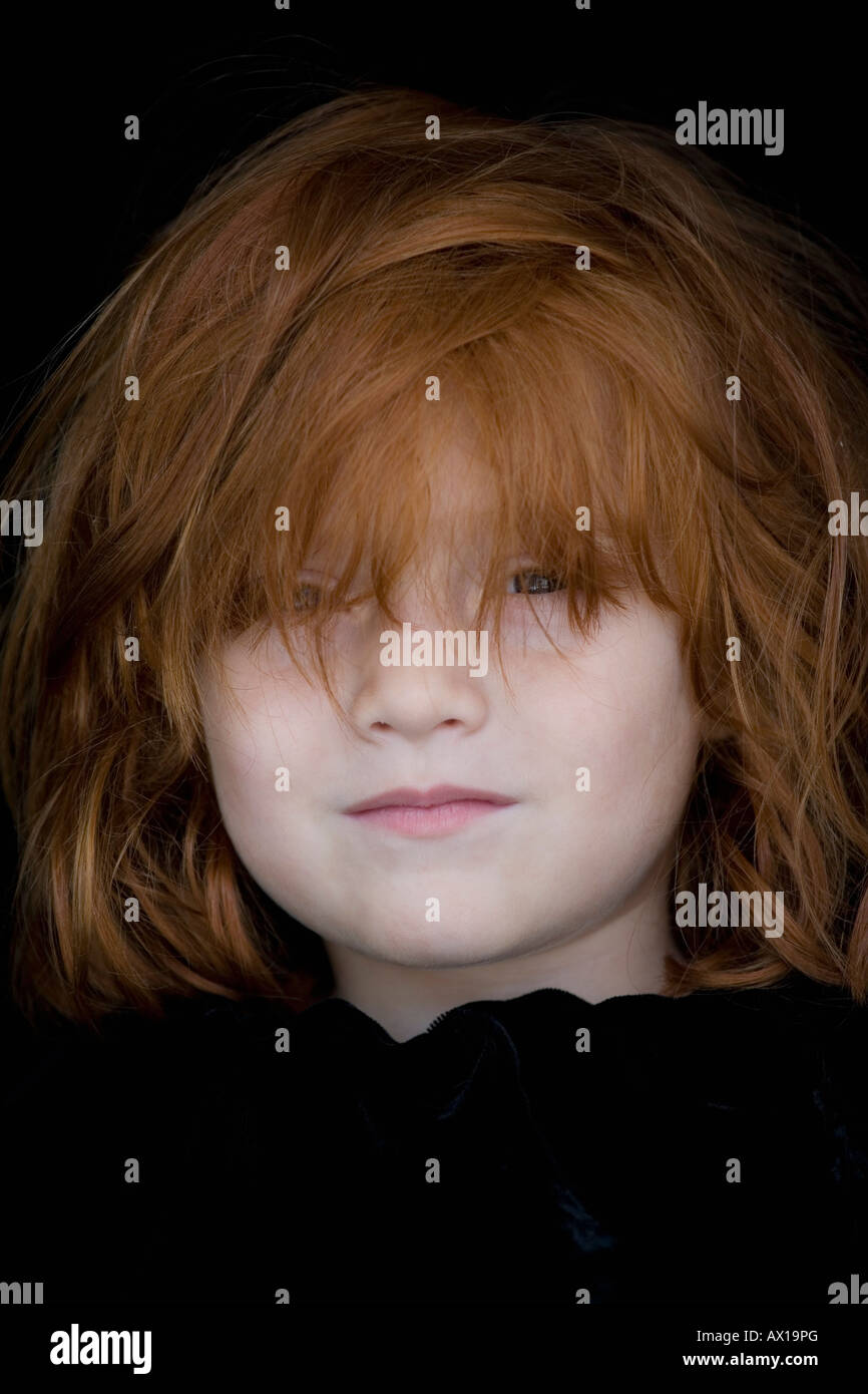 Portrait of a girl with red hair Stock Photo - Alamy