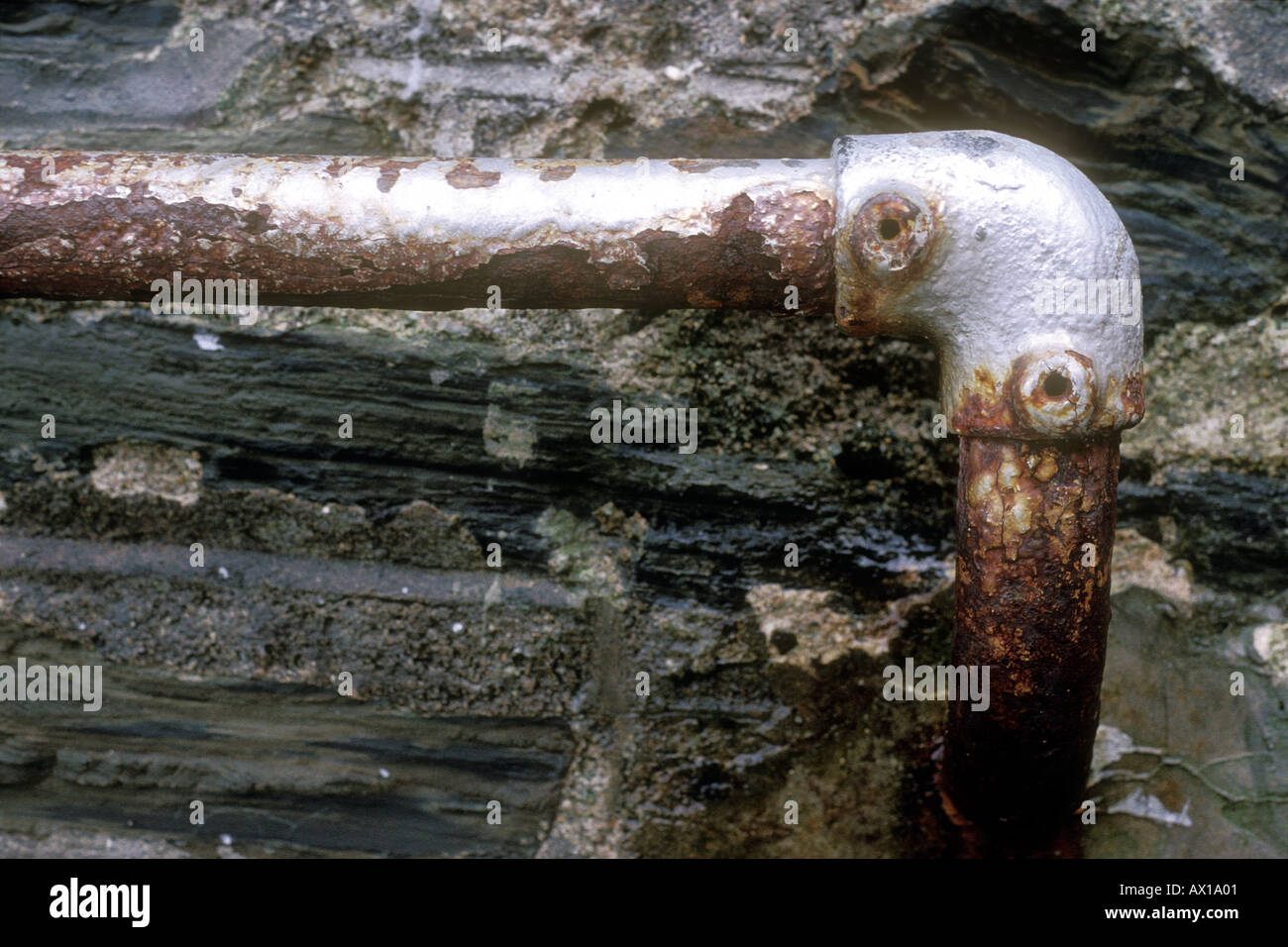 Rusty hand rail hi-res stock photography and images - Alamy