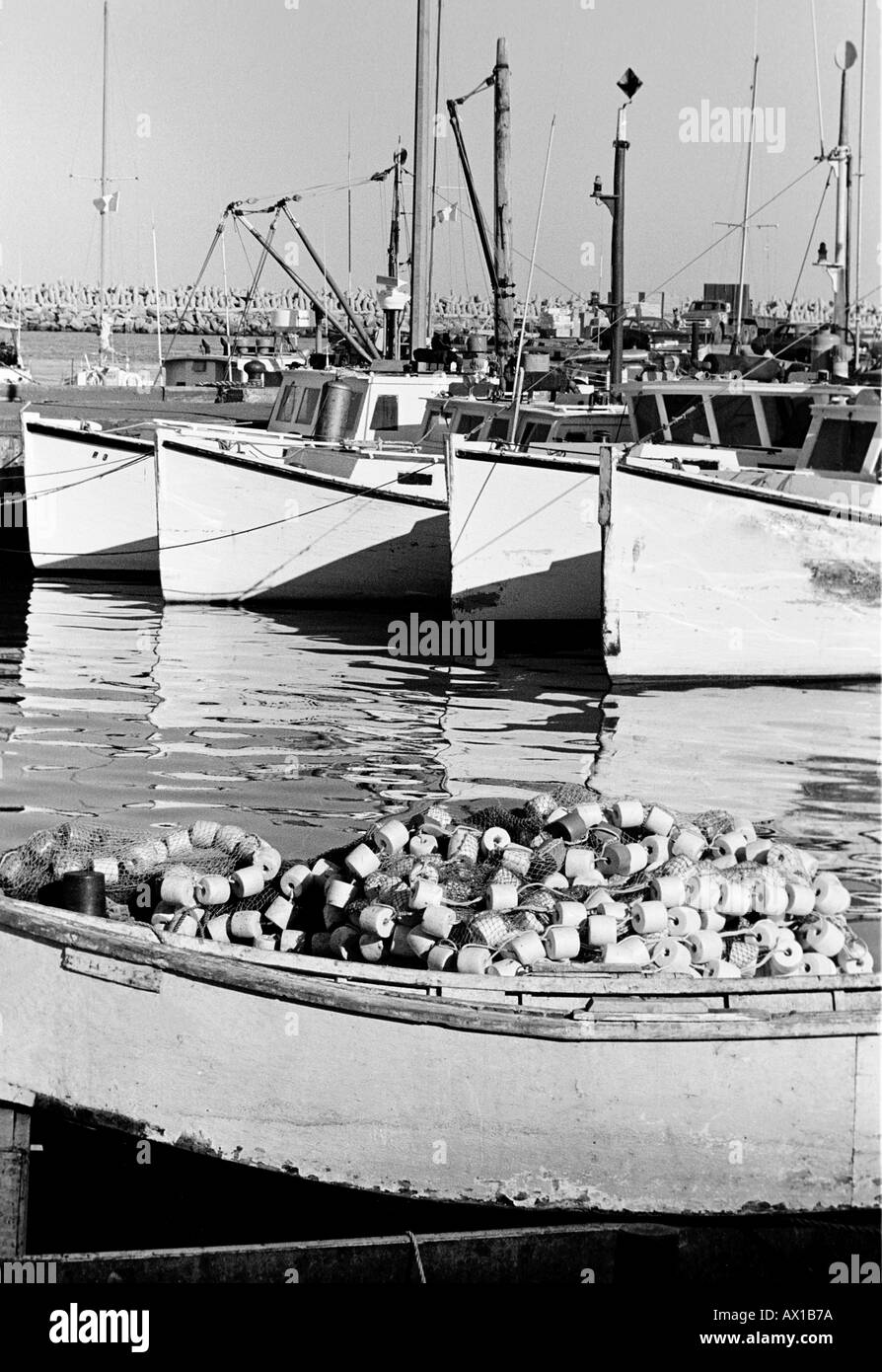 Commercial fishing boats Black and White Stock Photos & Images - Alamy