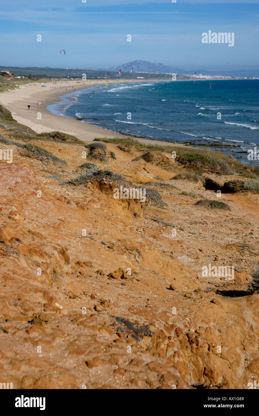 Spain Andalusia Tarifa Playa De Los Lances Stock Photo