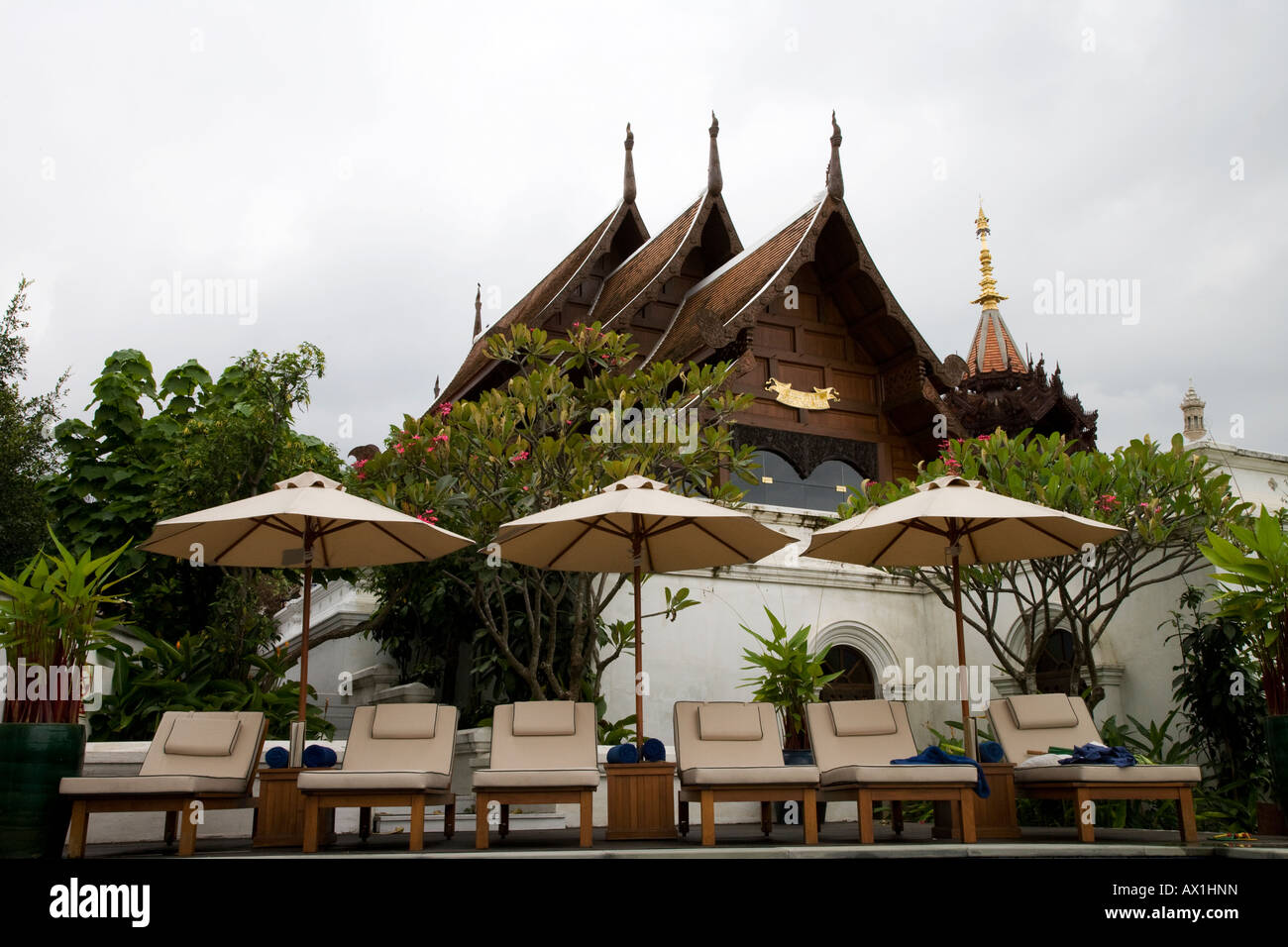 Thailand Chiang Mai Mandarin Oriental Resort Stock Photo Alamy