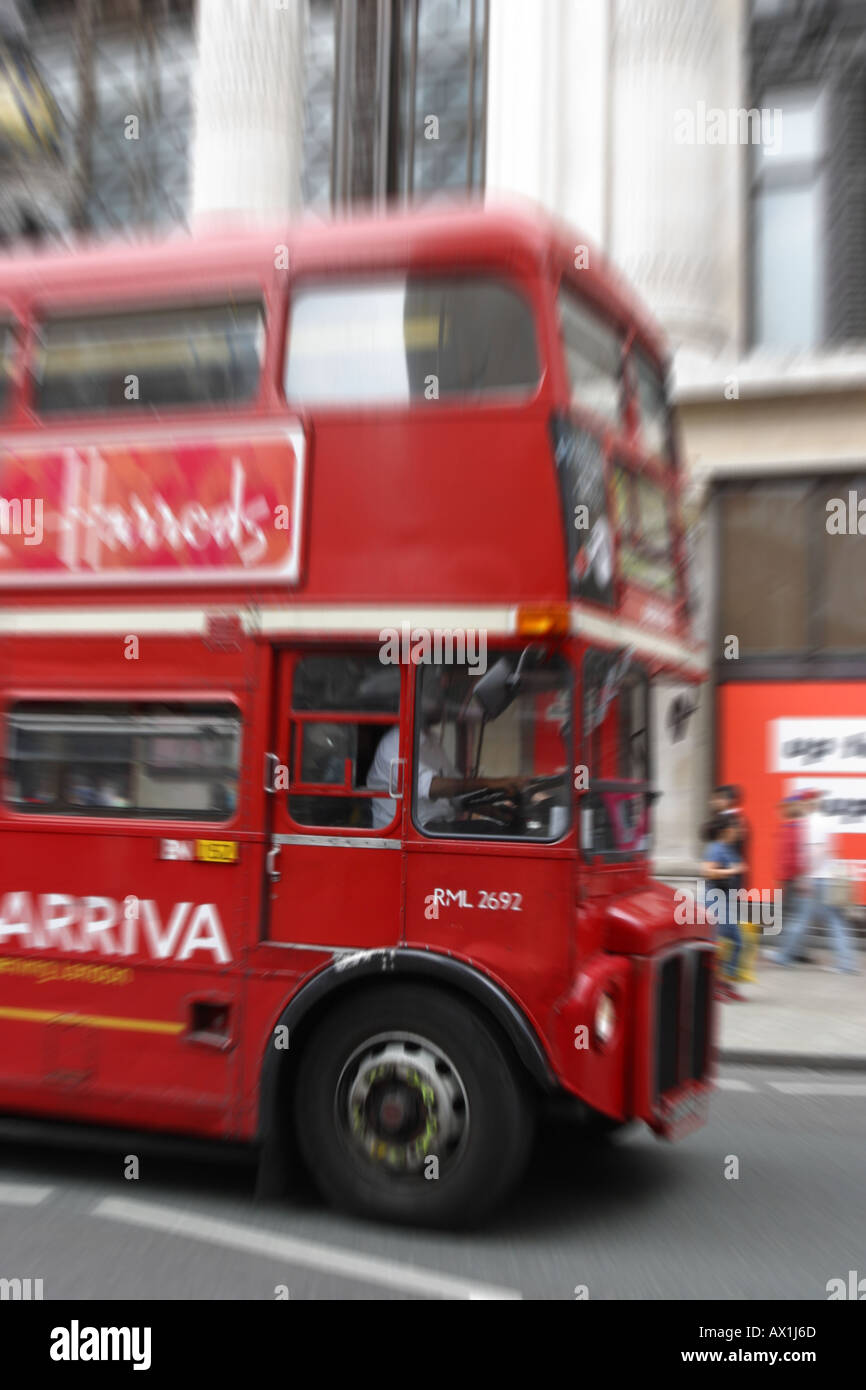 London double decker bus Routemaster class icon design Stock Photo