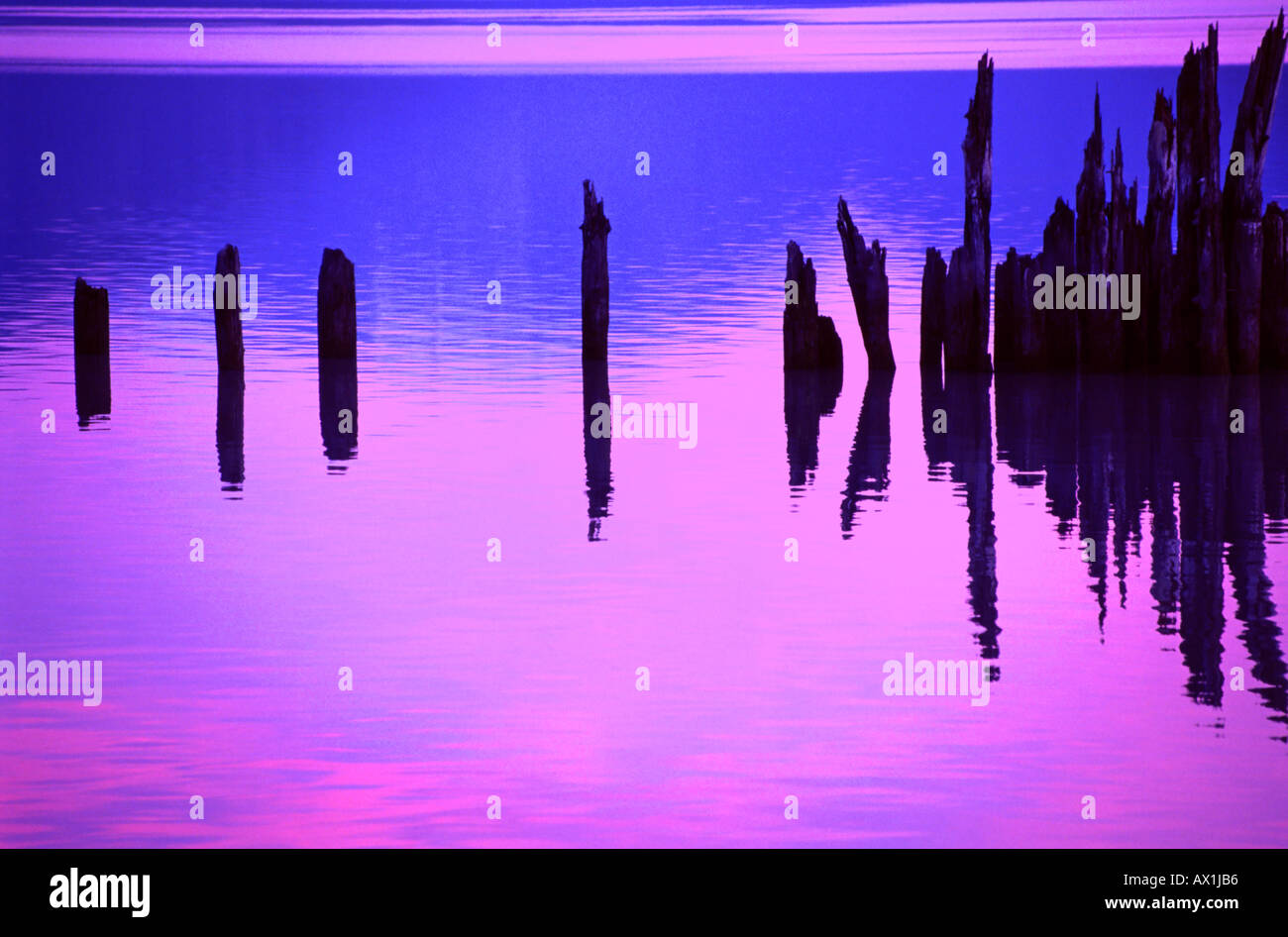 Twilight on inside passage hi-res stock photography and images - Alamy