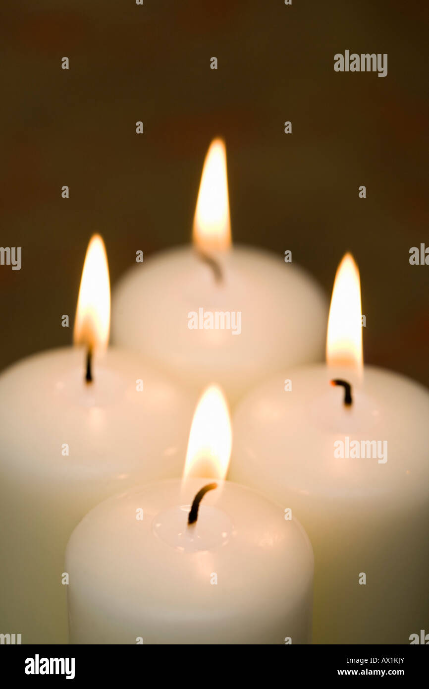 Four candles hi-res stock photography and images - Alamy