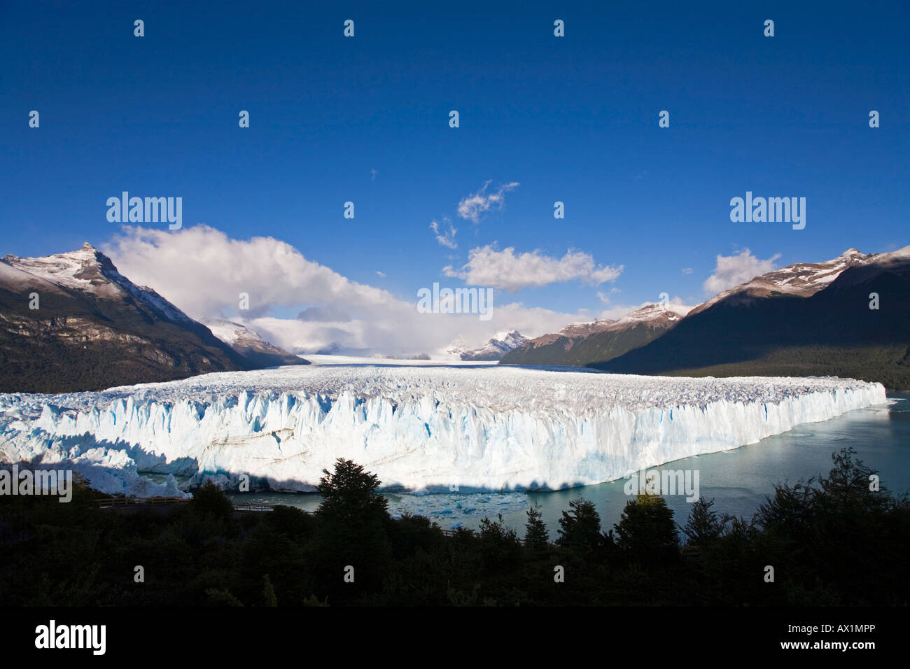 Glacier Perito Moreno, National Park Los Glaciares, Argentina, Patagonia, South America Stock Photo