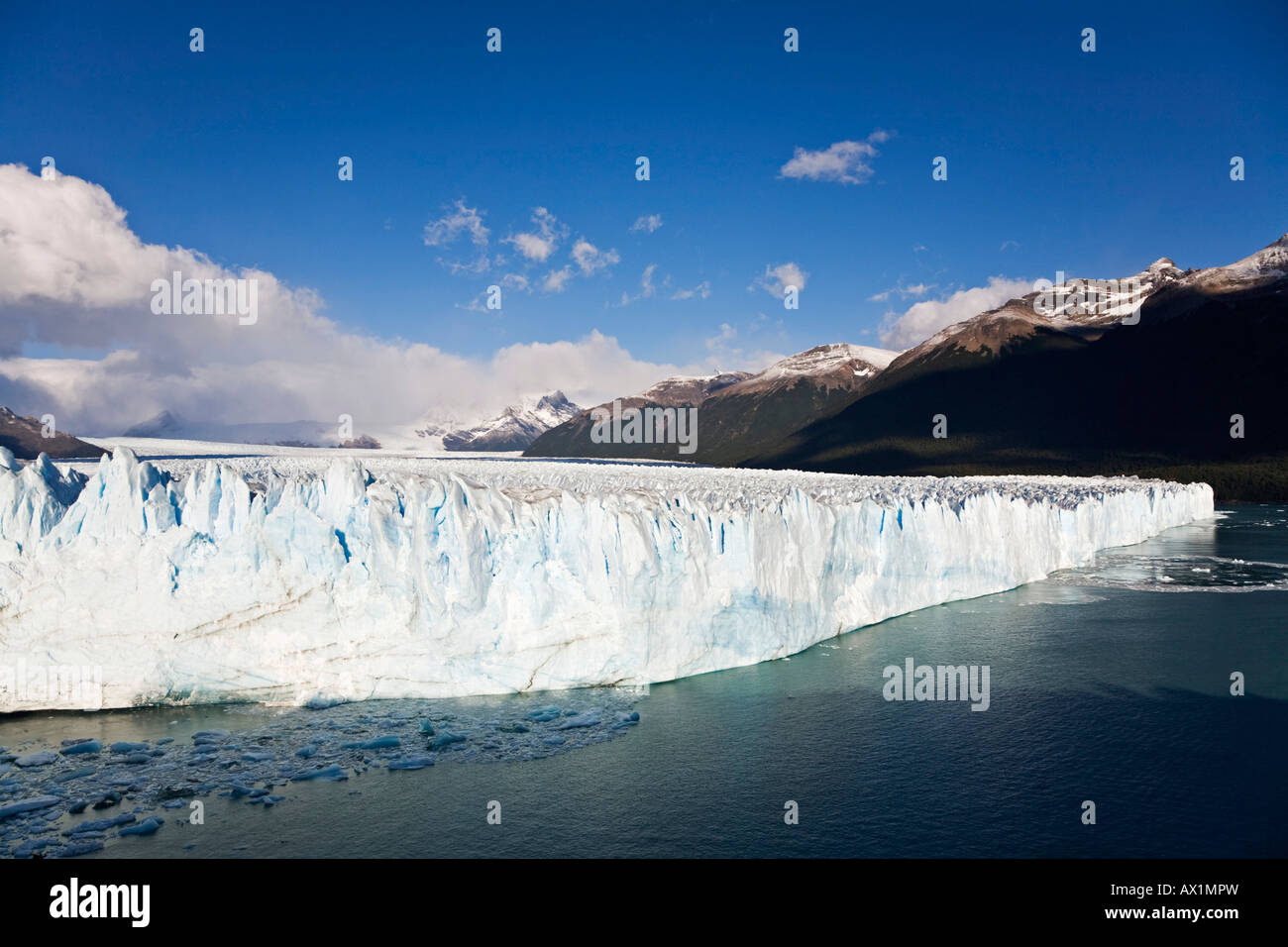 Glacier Perito Moreno, National Park Los Glaciares, Argentina, Patagonia, South America Stock Photo