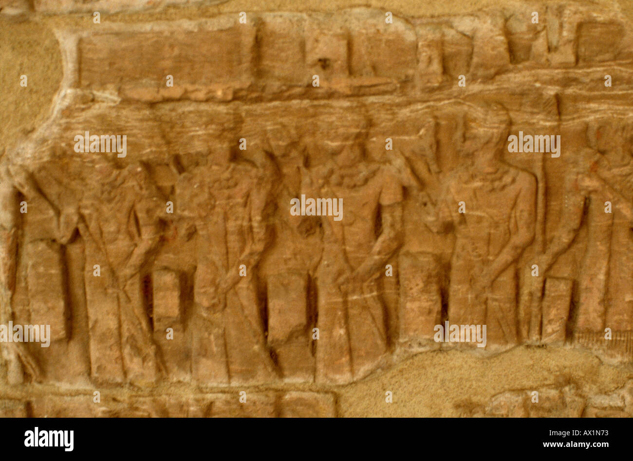 Khartoum Sudan National Museum Semna Temple Erected By King Tutmosis III Dedicated To Nubian God Dodner And Deifies Sesotris III Stock Photo