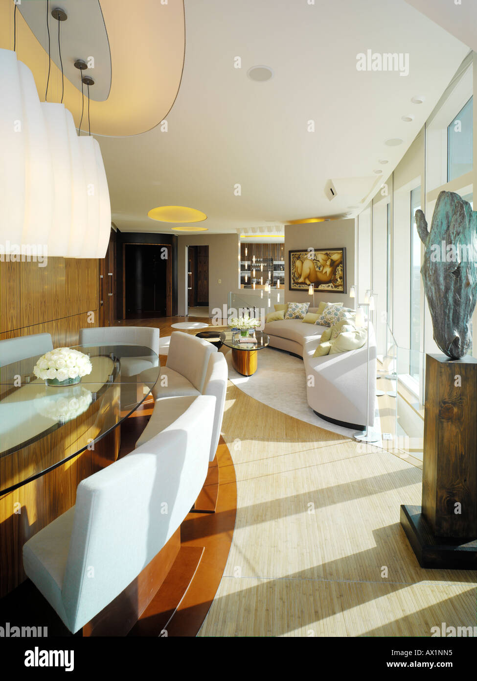 PENTHOUSE FLAT, LONDON, UK Stock Photo - Alamy - London Penthouse Flat Design