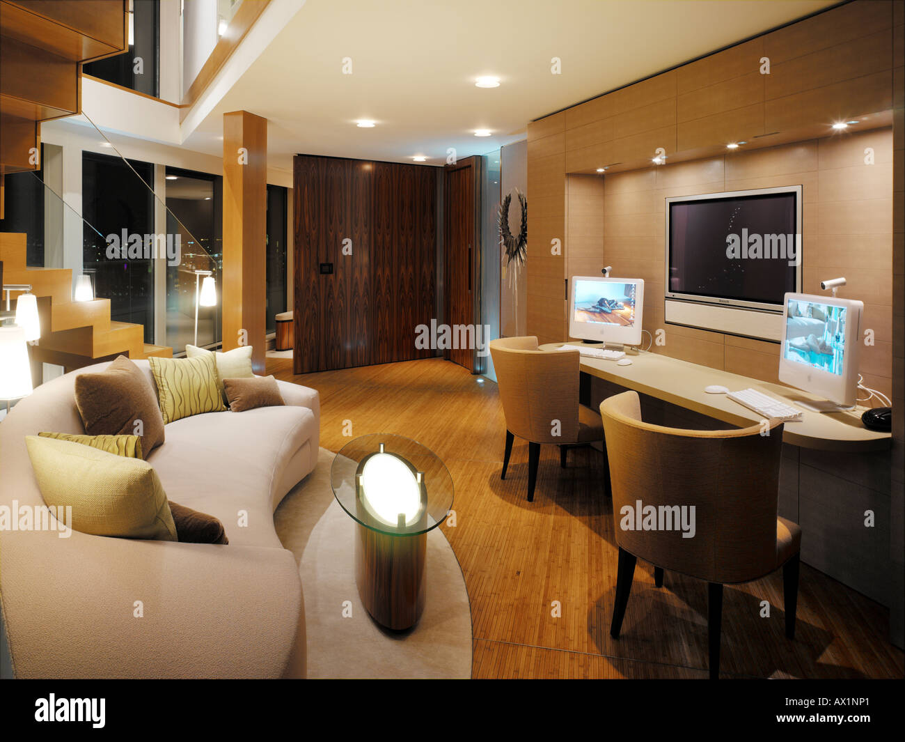 PENTHOUSE FLAT, LONDON, UK Stock Photo - Alamy - London Penthouse Flat Design
