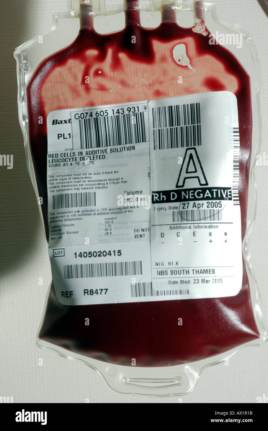 A blood bag Stock Photo - Alamy