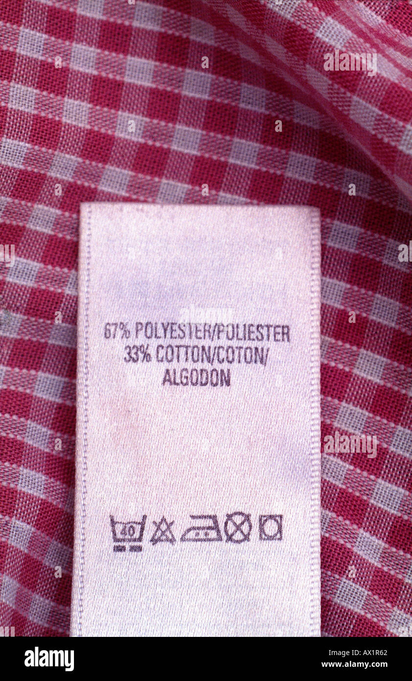 Polyester Label High Resolution Stock Photography and Images Alamy
