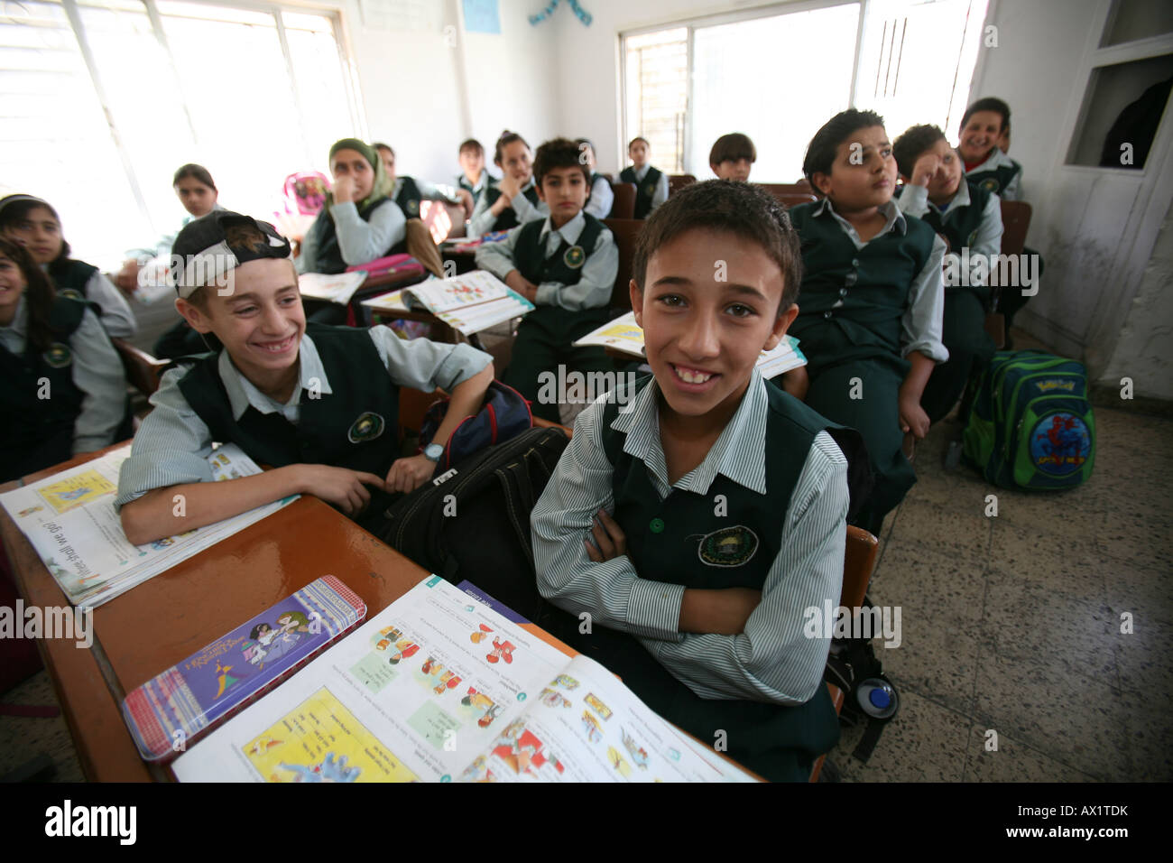 School jordan desk hi-res stock photography and images - Alamy
