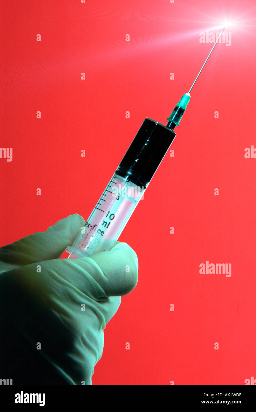 Sol Esta Injectables Syringe with sola star Stock Photo - Alamy