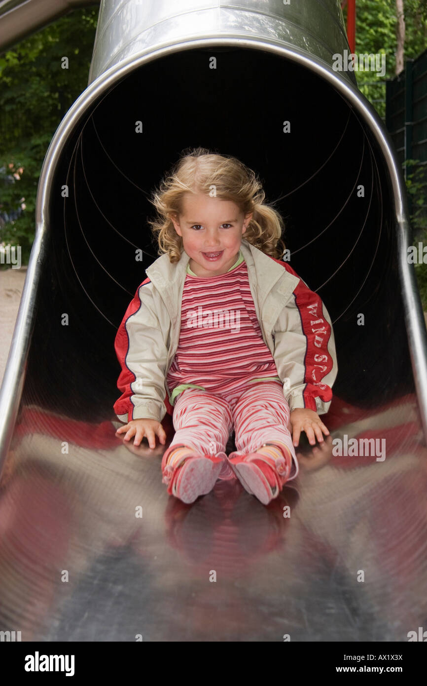 Children playing tag playground hi-res stock photography and images - Alamy