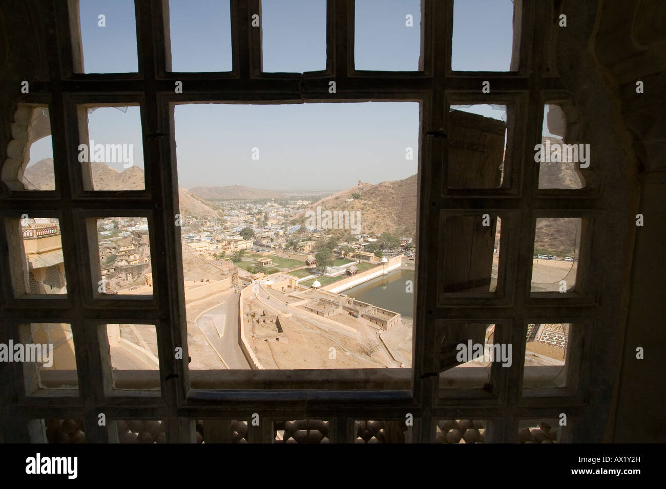 view from amber fort palace Stock Photo - Alamy