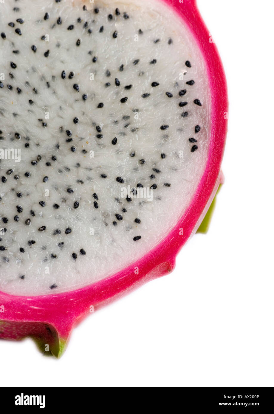 Pitaya, Pitahaya or Dragon Fruit (Hylocereus) Stock Photo