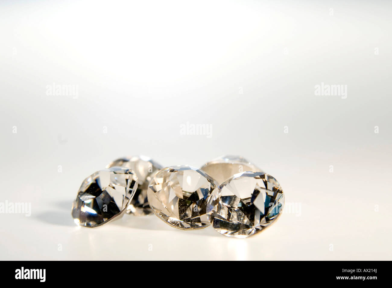 Synthetic diamonds Stock Photo