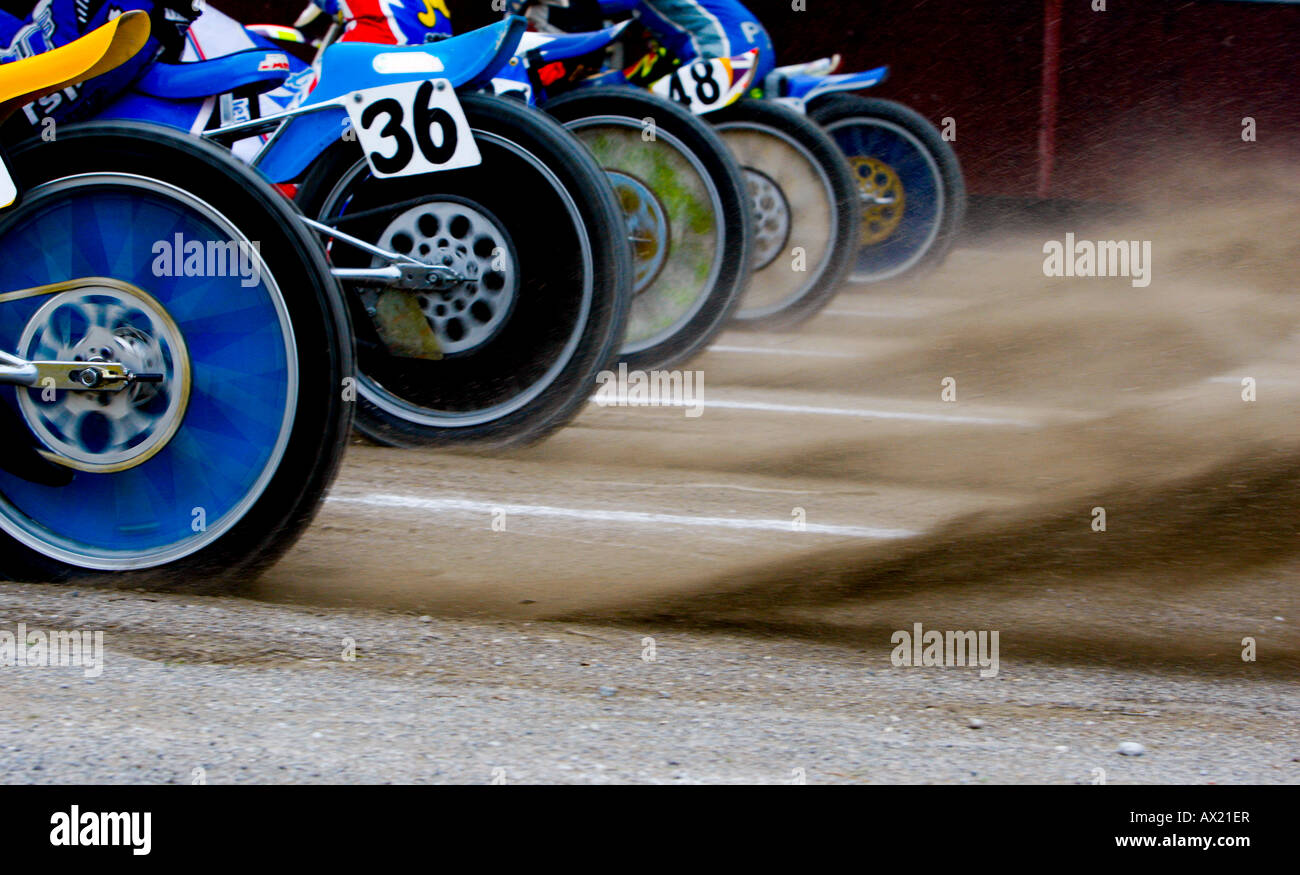 Speedway racing Stock Photo