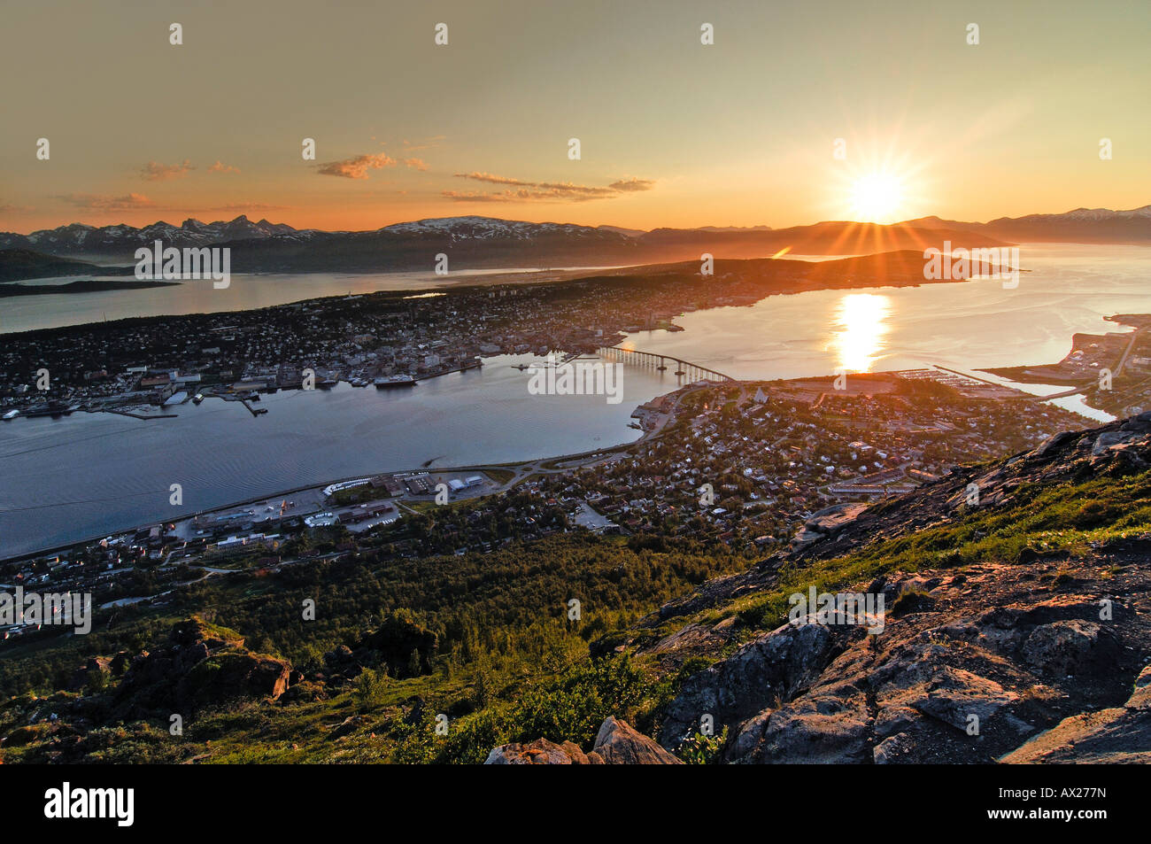 Tromso, Norway. 17th June, 2023. Midnight Sun Marathon in Tromso, Norway.  Credit: Vit Javorik/Alamy Live News Stock Photo - Alamy