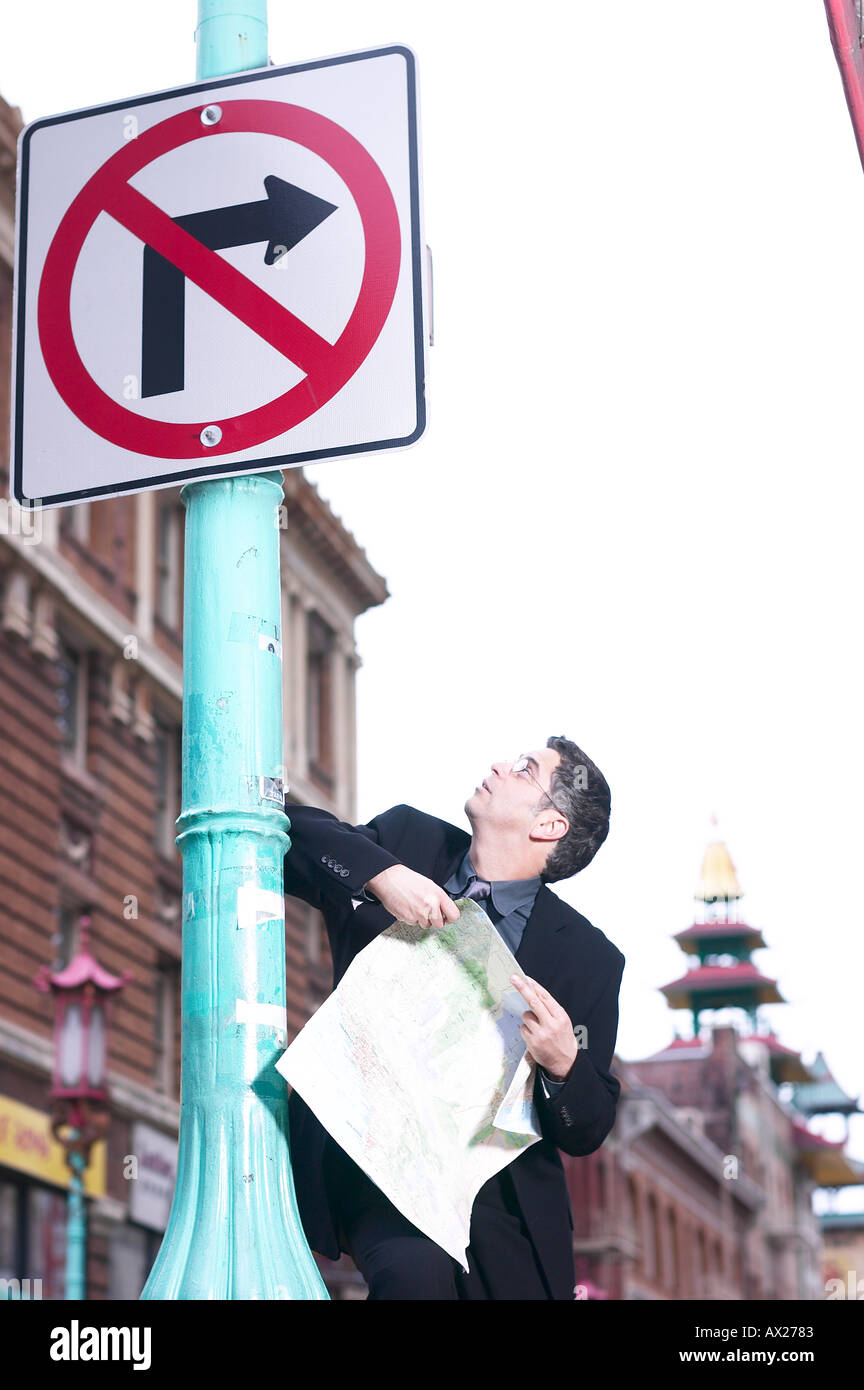 No man road street hi-res stock photography and images - Alamy