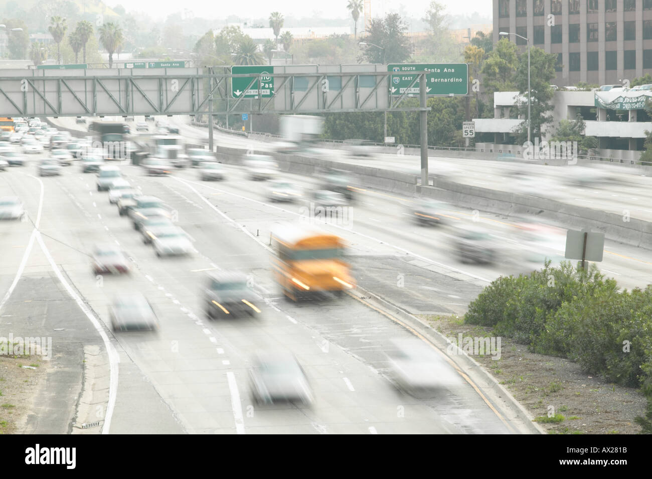 Road with bus and cars hi-res stock photography and images - Alamy