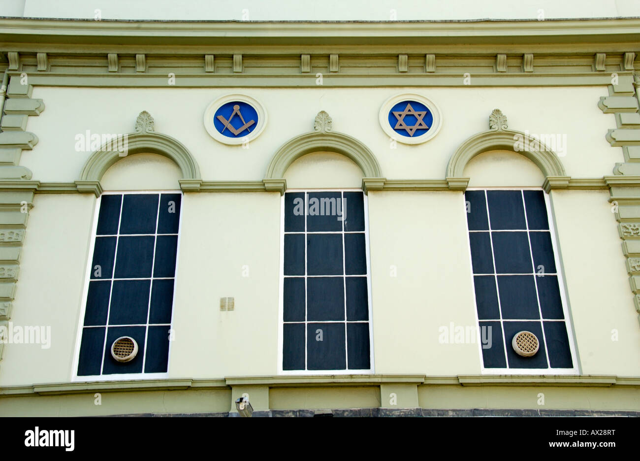 Exterior of Masonic Hall in Newport South Wales UK EU Stock Photo