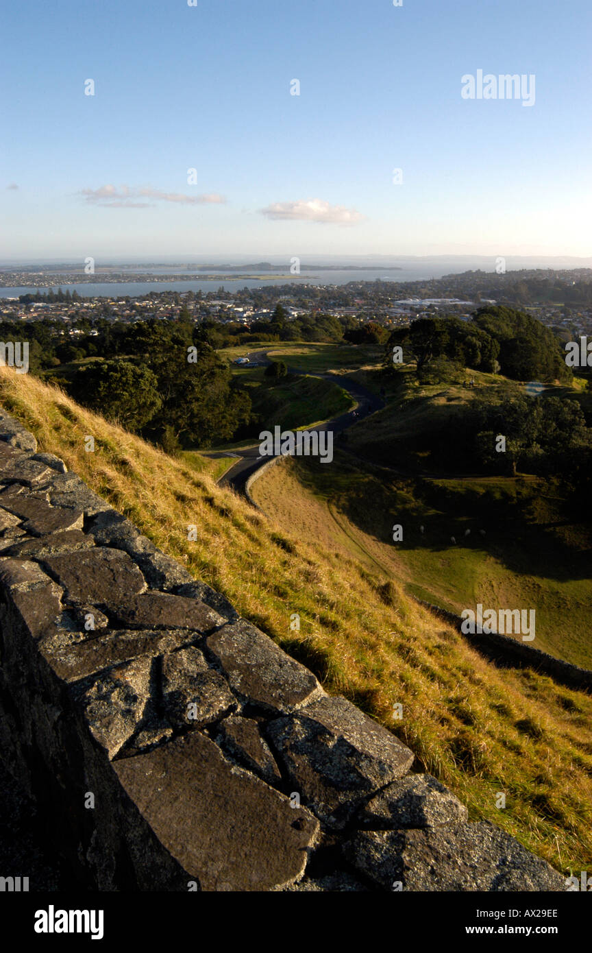 One Tree Hill Auckland Stock Photo Alamy