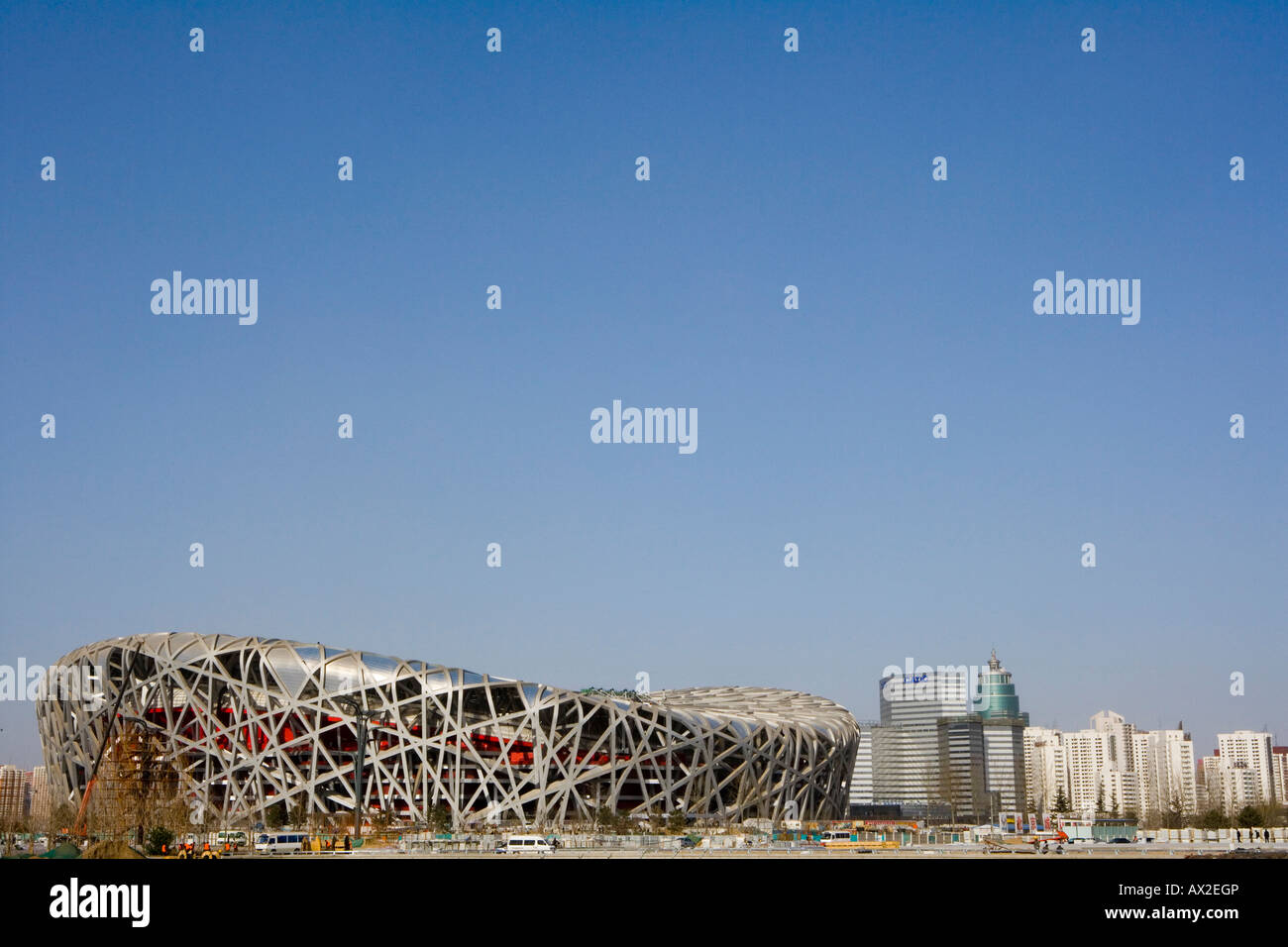 Bird's Nest(Beijing National Statium) niaochao Stock Photo Alamy