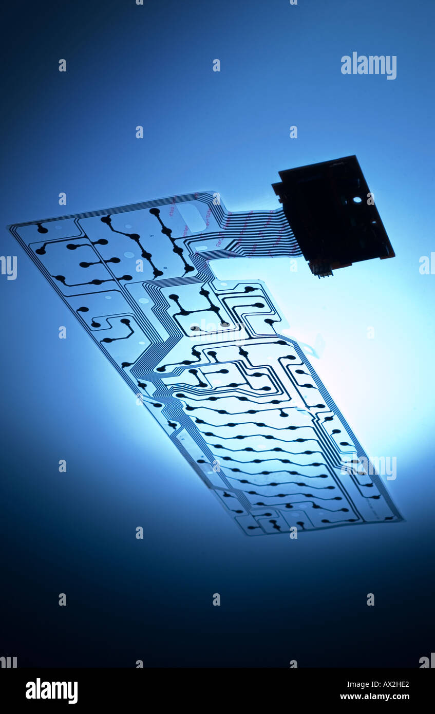 Computer keyboard printed circuit board Stock Photo - Alamy